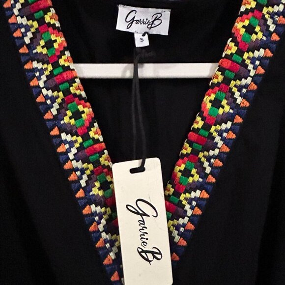 Garrie B V- Neck Mini Dress Size S - Picture 3 of 6